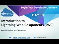 Lightning web component Event Handling and Navigation Day 13
