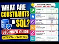What are Constraints in SQL With Real Examples - Beginner Guide