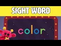 COLOR - Let s Learn the Sight Word COLOR with Hubble the Alien Nimalz Kidz Songs and Fun