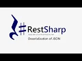 4 Part 4 RestSharp GET Request Deserialization JSON Response