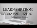 Learn PHP from Scratch-Intro