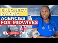 6 HIGHEST PAYING AGENCIES FOR MIDWIVES NURSES IN THE UK 2023