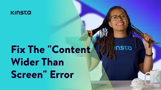 How To Fix  Content Wider Than Screen  Error