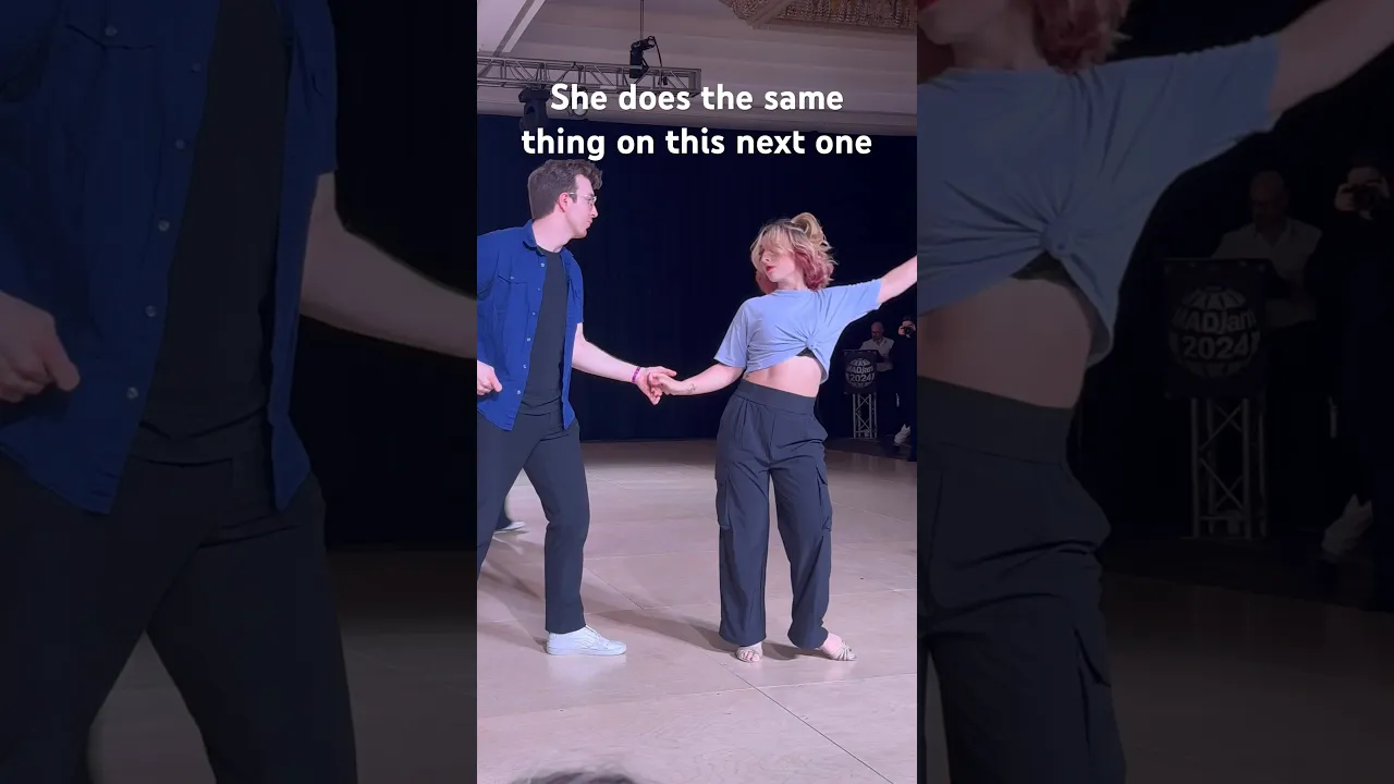 How to improv wild tricks 🤯 #shorts #westcoastswing