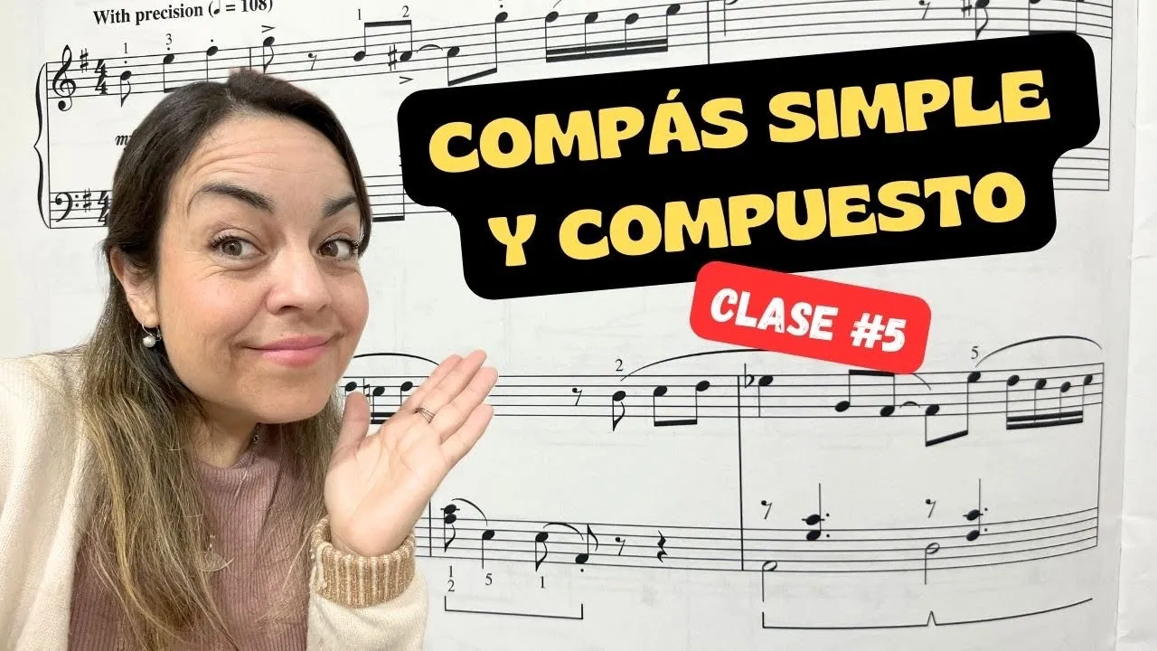 Diferencia CLARA entre Compas Simple y Compuesto 🎶