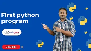 Writing Your First Python Program Python Tutorials - 2022 Codegnan
