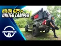 Lagu DRIVE x CAMP: Reed Motovlog conquers Toyota Hilux GRS x United Camper at KDR Adventure Camp