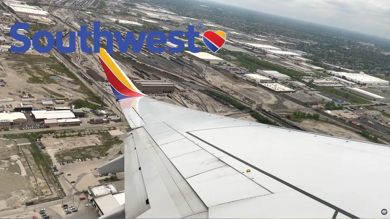 Southwest Airlines 737-800 Humid, Overcast Takeoff from Chicago Midway (MDW)