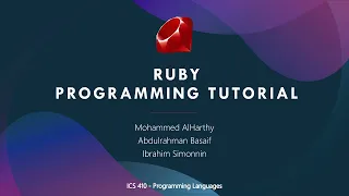 Ruby Programming Language Tutorial