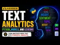Text Analytics - Python Models and Lexicons free book full book complete book