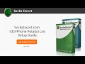 SocksEscort com Potatso Lite Manual Setup Guide