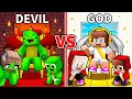 Download Lagu JJ and Mikey: DEVIL vs GOD Family Battle in Minecraft - Maizen