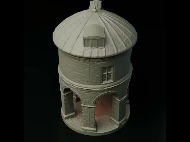 Ultra-Realistic 1632 Chesterton Stone Windmill / Arch Tower (HO/O Scale) video thumbnail