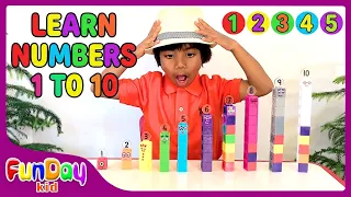 Missing Number Blocks Learn to Count from 1 to 10 with Apu for Toddlers and Kids - FunDayKid