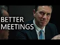 The Right Way to Run Meetings