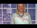 LOGO by Lori Goldstein Printed Sheer Woven Blouse w Contrast Ruffle on QVC