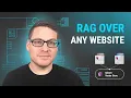 Build RAG apps fast over any website