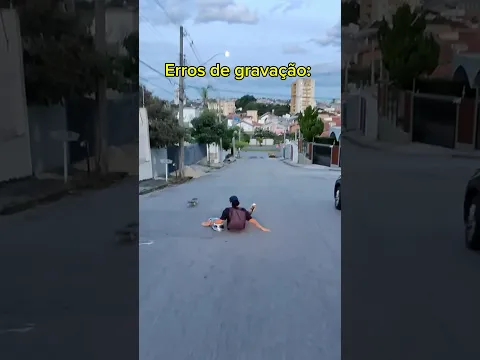 Erros de gravação! 😂 #skate #humor #skateboard #skateboarding