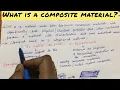 What is a composite material