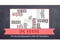 IGETC for UC Transfer Students