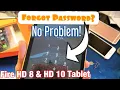 Amazon Fire Tablet FORGOT PASSWORD HOW TO FACTORY RESET BACK TO ORIGINAL DEFAULT SETTINGS