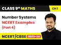Number Systems - NCERT Examples Part 4 Class 9 Maths Chapter 1