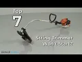 Top Reasons String Trimmer Not Starting String Trimmer Troubleshooting