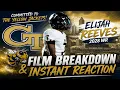 Georgia Tech ADDS EXPLOSIVE 2028 WR Elijah Reeves Film Breakdown Instant Reaction