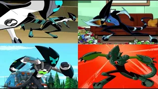 ben 10 all xlr8 speedyquick rush transformations