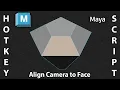 Align Camera to Face script for Maya