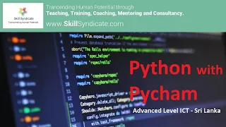 Install python and pycham in windows 10 Advanced level ICT