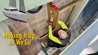 Building a 52ft Yacht Interior With No Drawings  – Ep. 477 Ran Sailing