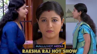 santhwanam serial actress raksha raj hot show part iii mallu hot media