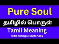 Pure soul meaning in Tamil