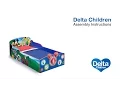 Delta Children Interactive Wood Toddler Bed Assembly