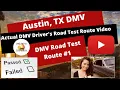 ACTUAL TEST ROUTE Austin TX DMV Route Texas Behind The Wheel Driver s License DPS Exam Course