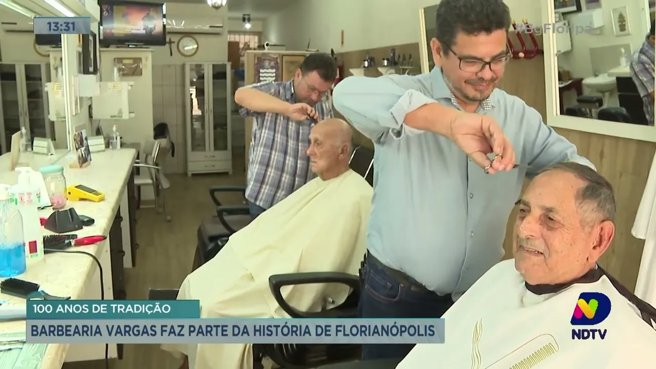 Barbearia de Florianópolis celebra 100 anos de tradição