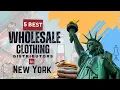 5 Best Wholesale Clothing Distributors in New York