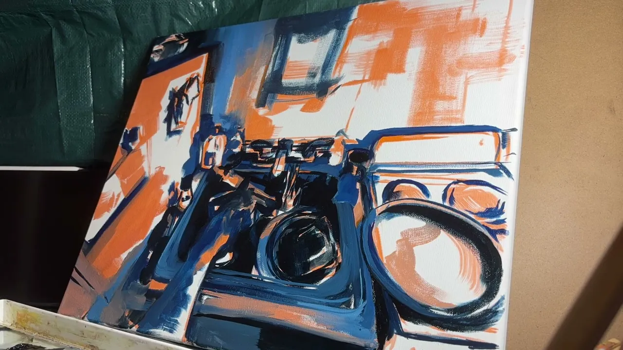 Oil Paint Process