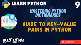 Mastering Python Dictionaries Your Guide to Key-Value Pairs in Python Tamil Yellowgreys
