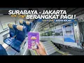 Download Lagu 12 JAM Perjalanan Pagi, Ternyata Lama, Tapi Seru 😅 Surabaya - Jakarta Naik KA Gayabaru Malam Selatan