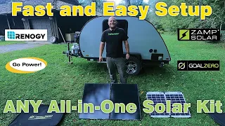 The Easiest Solar Install Solar Kits for RV s