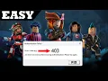 Easy Solutions for Roblox Error 403 Authentication Failed 2024