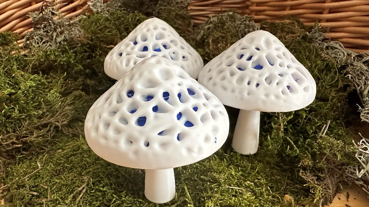 Dual Colour Modular Mushroom Caps (Stochastic)