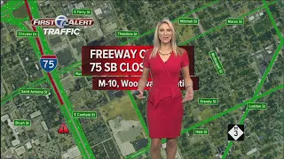 Southbound I-75 closed at I-94 in Detroit until afternoon