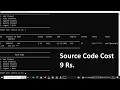 Student Management System Project Python Sqlite Console-Based Python Project