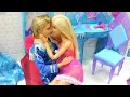 BARBIE KEN MORNING ROUTINE BEDROOM DRESS UP DOLL HOUSE POUPEE BARBIE ROUTINE DU MATIN MODE