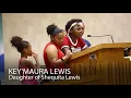 Loved ones of Shequita Lewis gather at Kalamazoo County Board of Commissioners meeting