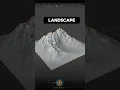 Create Landscape in Blender in 30 Seconds