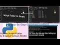 How to fix Python SCRIPT Folder is EMPTY PIP Not Recognised Error Explained in Hindi